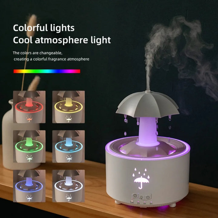 Rotating Umbrella Water Aroma Drop Diffuser