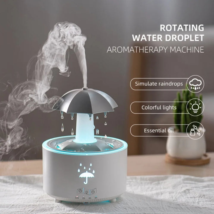 Rotating Umbrella Water Aroma Drop Diffuser