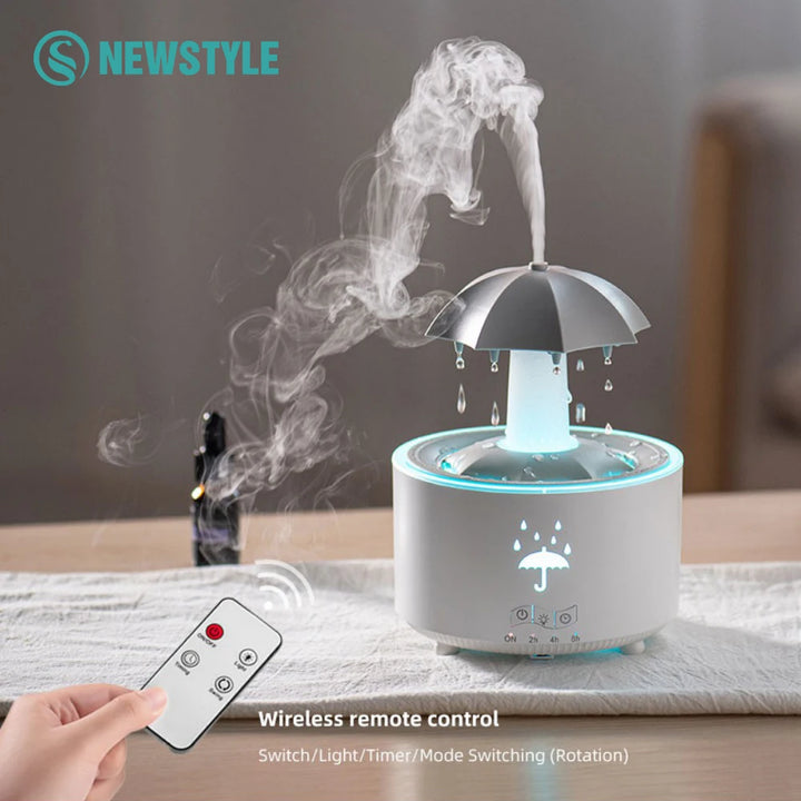 Rotating Umbrella Water Aroma Drop Diffuser